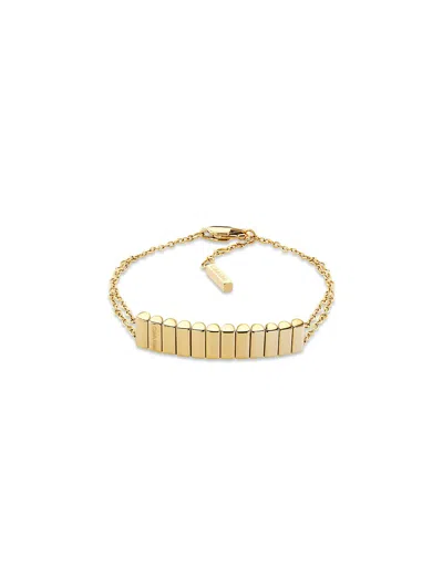 Calvin Klein Women's Curved Pebble Bracelet In Gold