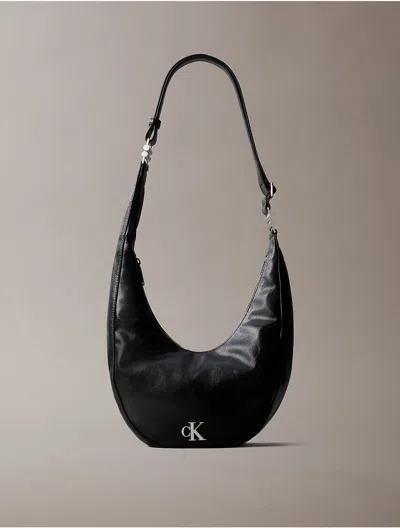 Calvin Klein Logo-detail Shoulder Bag In Black