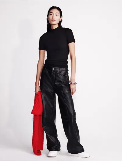 Calvin Klein Women's Cut Out Slim Crewneck T-shirt