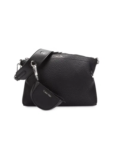 Calvin Klein Women's Cypress Logo Crossbody Bag In Black