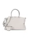 Calvin Klein Women's Cypress Logo Two Way Satchel In Dove Grey