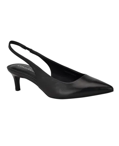 Calvin Klein Women's Dainty Slingback Kitten Heel Pumps