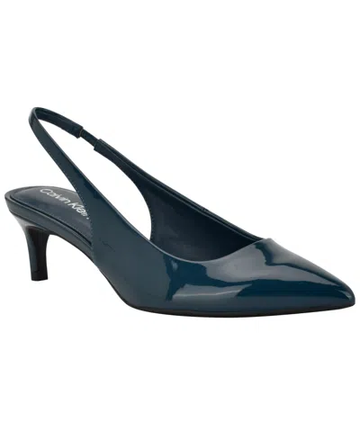 Calvin Klein Women's Dainty Slingback Kitten Heel Pumps