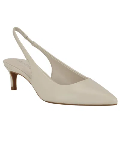 Calvin Klein Women's Dainty Slingback Kitten Heel Pumps