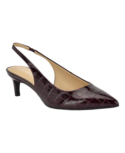 Calvin Klein Women's Dainty Slingback Kitten Heel Pumps