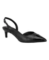 Calvin Klein Women's Dasta Kitten Heel Slingback Pumps In Black