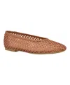 Calvin Klein Women's Delicate Woven Ballet Flats In Multi
