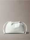 Calvin Klein Women's Drawstring Crossbody Bag In Sky Gray