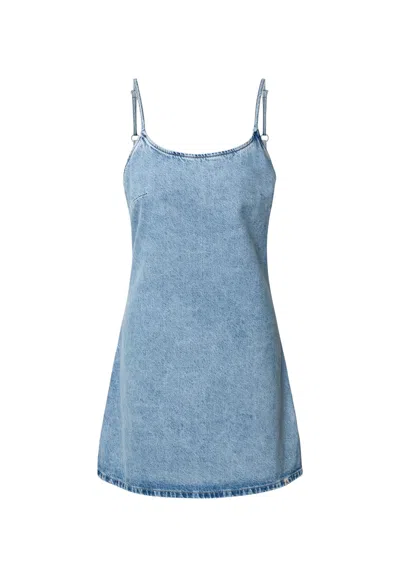 Calvin Klein Women's Dress  J20j225173 Denim In Blue