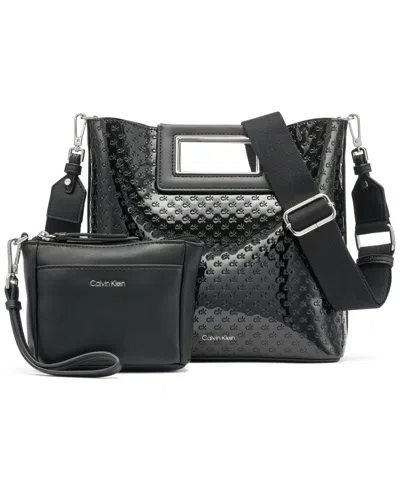 Calvin Klein Women's Eira Mini Crossbody Bag In Black