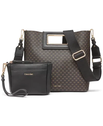 Calvin Klein Women's Eira Mini Crossbody Bag In Black