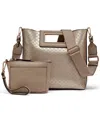 Calvin Klein Women's Eira Mini Crossbody Bag In Silver