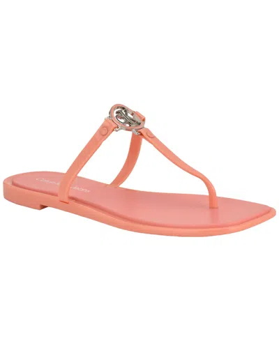Calvin Klein Ellye Sandal In Pink