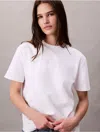 Calvin Klein Mixed-media Top In Gray