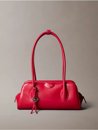 Calvin Klein Women's Emblem Logo Mini Shoulder Bag In Pink