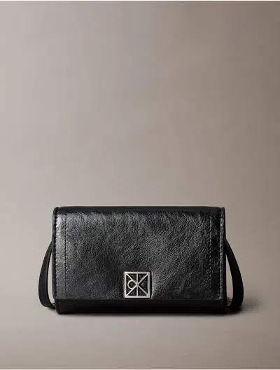 Calvin Klein Women's Emblem Logo Wallet In Black