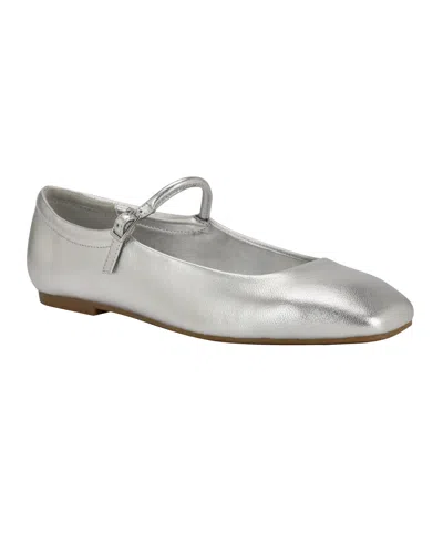Calvin Klein Women's Women's Greto Flat In Silver