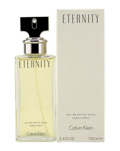 Calvin Klein Women's Eternity 3.4oz Eau De Parfum Spray In Transparent