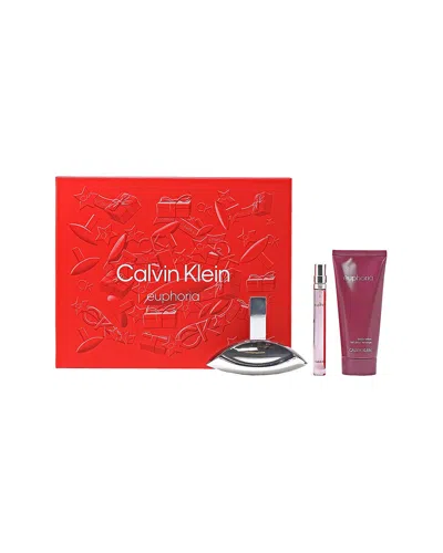 Calvin Klein Women's Euphoria 3pc Set In White