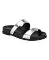 Calvin Klein Explore Slide Sandal In Silver