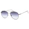 Calvin Klein Blue Gradient Pilot Ladies Sunglasses Ck20120s 008 55 In Multi