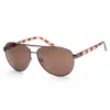 Calvin Klein Brown Pilot Ladies Sunglasses Ck19321s 008 61 In Multi