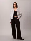 Calvin Klein Women's Faux Fur Jacket In Gray
