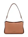 Calvin Klein Fay Demi Shoulder With Magnetic Top Closure In Caramel