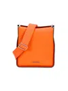 Calvin Klein Women's Fay Logo Crossbody Bag In Mandarin