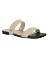 Calvin Klein Felisa Two-strap Sandal In Natural