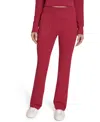 Calvin Klein Women's Flare-leg High-waist Pants In Red