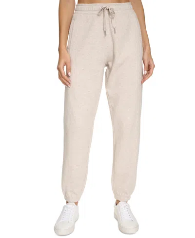 CALVIN KLEIN WOMEN'S FLEECE HIGH WAIST DRAWSTRING SWEATPANTS