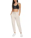 Calvin Klein Women's Fleece High-waist Relaxed Jogger Sweatpants In Porcini