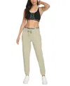Calvin Klein Women's Fleece High-waist Relaxed Jogger Sweatpants In Tea