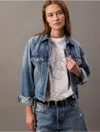 Calvin Klein Women's Floral Outline Graphic Classic T-shirt In Brilliant White