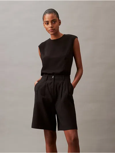 Calvin Klein Women's Flowing Tank Top In Black