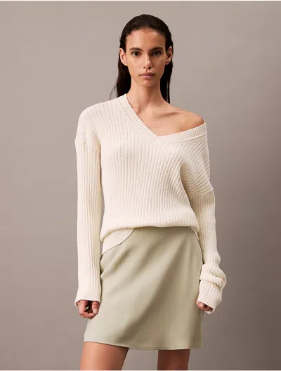 Calvin Klein Women's Fluid Mini Skirt In Desert Sage
