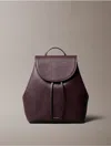 Calvin Klein Women's Foil Logo Flap Backpack