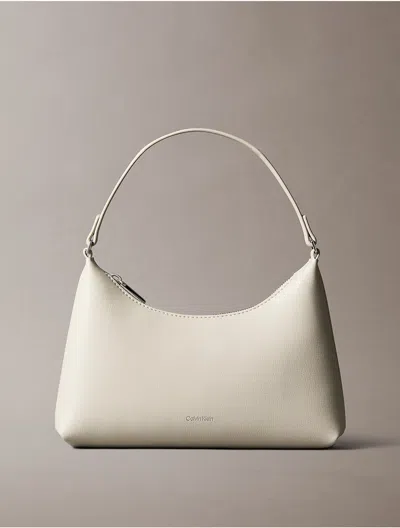 Calvin Klein Women's Foil Logo Small Shoulder Bag In Light Hay