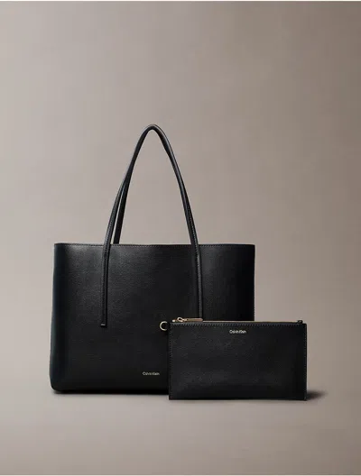 Calvin Klein Women's Foil Logo Small Tote Bag In Multi