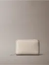Calvin Klein Women's Foil Logo Square Zip Wallet In Neutral
