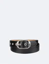 Calvin Klein Women's Forged Center Bar Belt