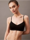 Calvin Klein Women's Form To Body Lightly Lined Bralette In Black