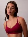 Calvin Klein Women's Form To Body Lightly Lined Bralette In Brown