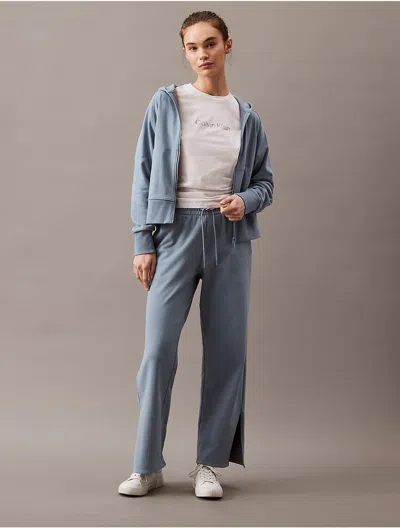 Calvin Klein Women's French Terry Sweatpants In Blue