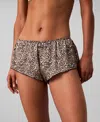 Calvin Klein Women's Full Coverage Mid-rise Tap Shorts In Multi