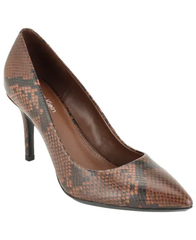Calvin Klein Women's Gayle Pointy Toe Stiletto Pumps In Animal Print