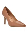Calvin Klein Women's Gayle Pointy Toe Stiletto Pumps In Cognac Leather