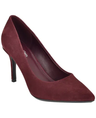 Calvin Klein Gayle Pump In Burgundy