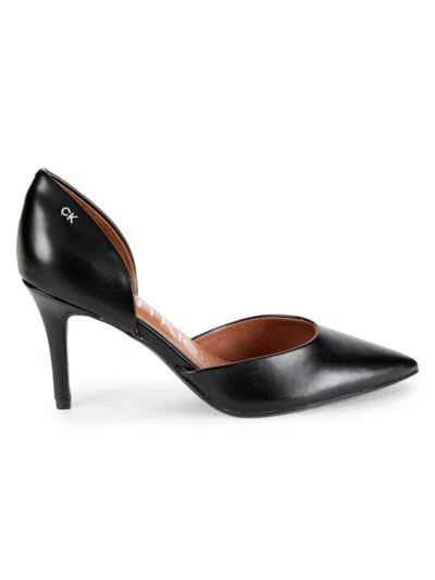 Calvin Klein Women's Gloria Solid D'orsay Pumps In Black